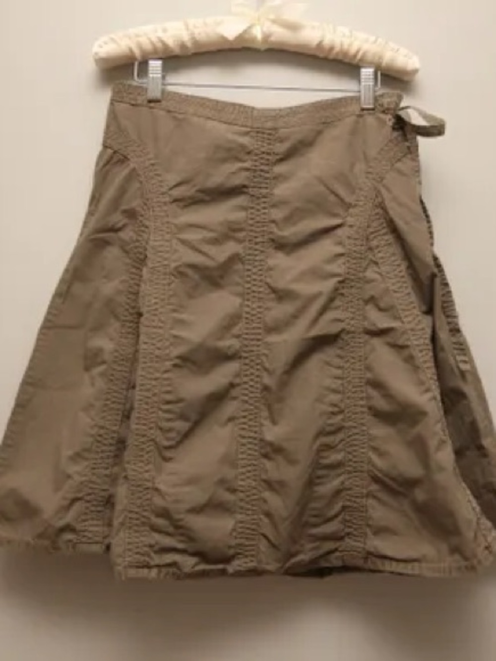 DKNY Khaki A-Line Skirt